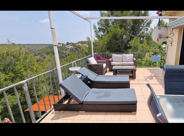 Freistehendes Haus mit herrlichem Blick auf die Berge und das Meer in Planes Del Rey!